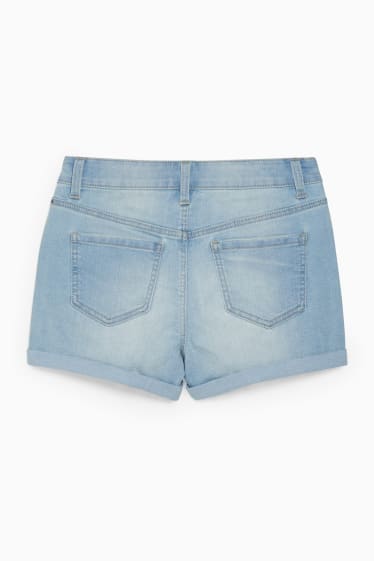 Nena - Texans curts - LYCRA® - texà blau clar