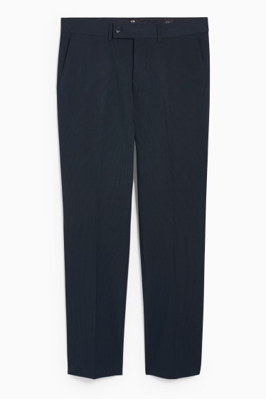 Hommes - Veste de costume - regular fit - Flex - LYCRA® - bleu foncé