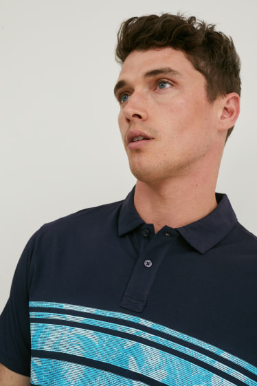 Men - Polo shirt - dark blue