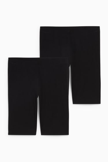 Femei - Multipack 2 buc. - pantaloni ciclism basic - LYCRA® - negru