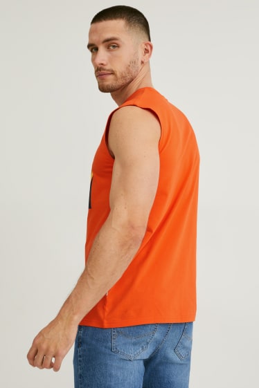 Men - Vest top - dark orange