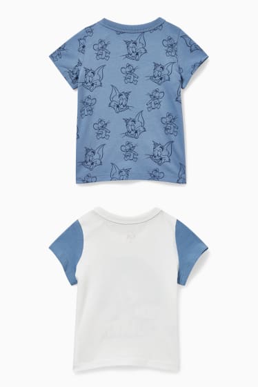 Bebeluși - Multipack 2 buc. - Tom și Jerry - tricou cu mânecă scurtă bebeluși - alb
