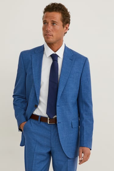 Men - Mix-and-match tailored jacket - regular fit - LYCRA® - blue-melange