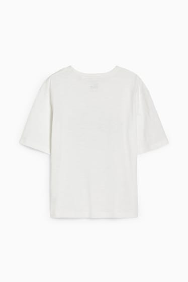Kinder Jungen - Kurzarmshirt - genderneutral - weiß