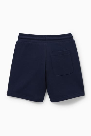 Enfants garçons - Spider-Man - short en molleton - bleu foncé