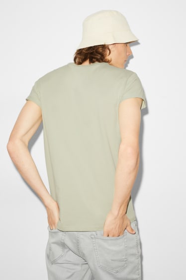 Mężczyźni - CLOCKHOUSE - T-shirt - miętowa zieleń