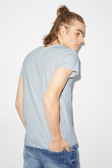 Uomo - CLOCKHOUSE - t-shirt - azzurro