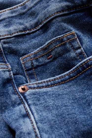 Men - Denim shorts - LYCRA® - denim-blue