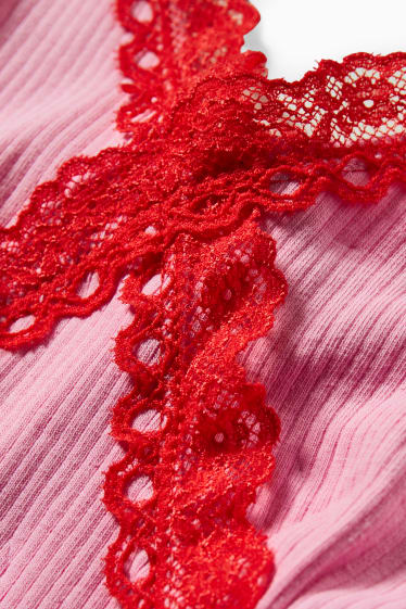 Dona - CLOCKHOUSE - top crop - rosa