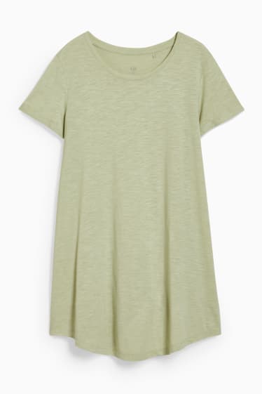 Femei - Tricou Basic - verde mentă