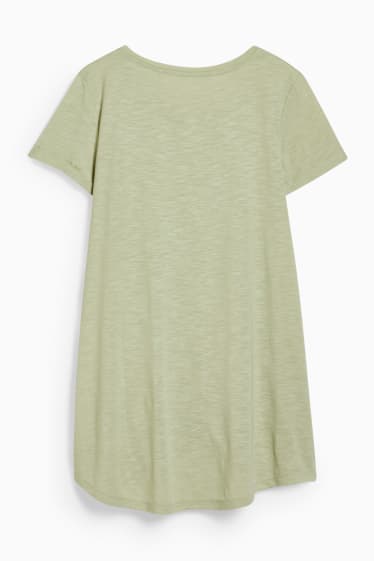 Femei - Tricou Basic - verde mentă