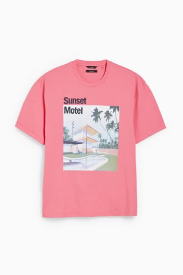 Herren - T-Shirt - pink