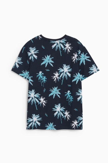 Kinder Jungen - Kurzarmshirt - dunkelblau