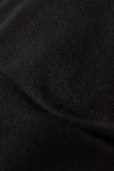 Women - Crop top - padded - seamless - black