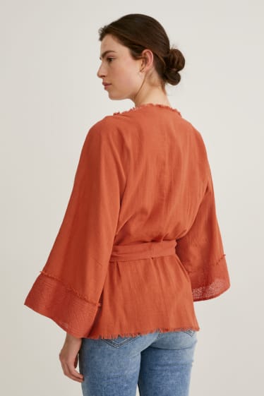 Damen - Kimono - rot