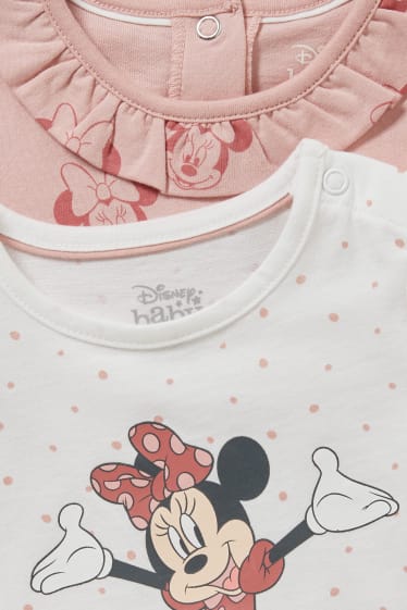 Babys - Multipack 2er - Minnie Maus - Baby-Kurzarmshirt - weiß