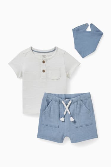Babies - Baby outfit - 3 piece - white