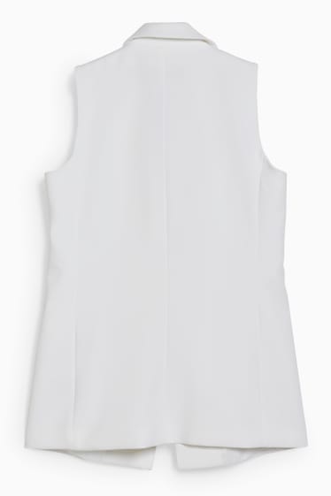 Women - Business waistcoat - white