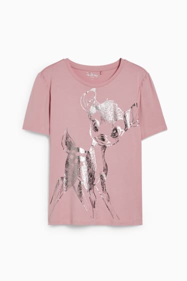Women - T-shirt - shiny - Bambi - rose