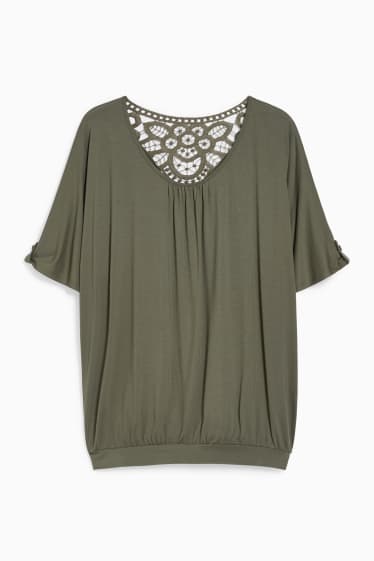 Women - T-shirt - khaki