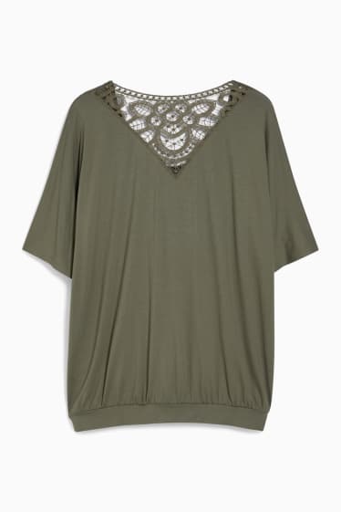 Women - T-shirt - khaki