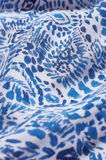 Mujer - Vestido - azul oscuro / blanco
