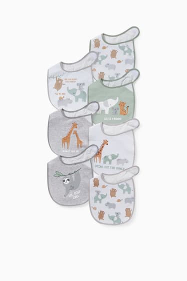 Babies - Multipack of 7 - baby bib - white