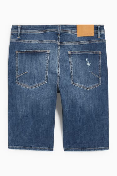 Heren - CLOCKHOUSE - bermuda van spijkerstof - jeansblauw