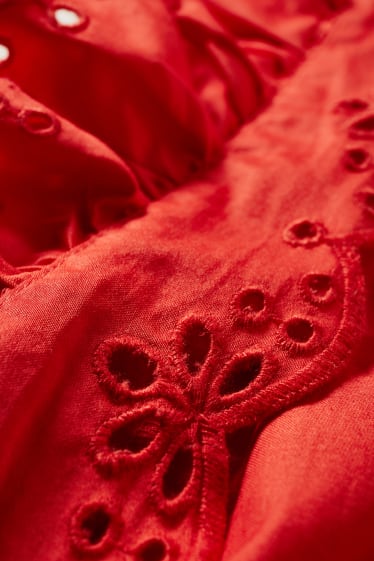 Kobiety - Sukienka fit & flare - czerwony