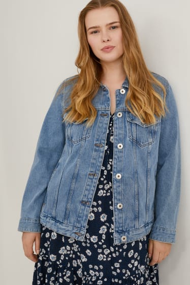 Women - Denim jacket - blue denim