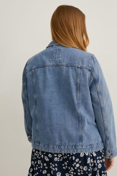 Women - Denim jacket - blue denim