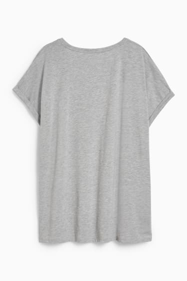 Women - T-shirt - Minnie Mouse - gray-melange