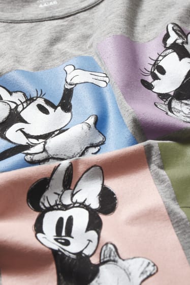 Women - T-shirt - Minnie Mouse - gray-melange