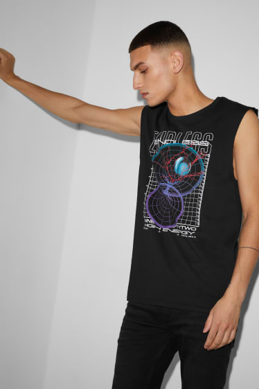 Men - CLOCKHOUSE - vest top - black