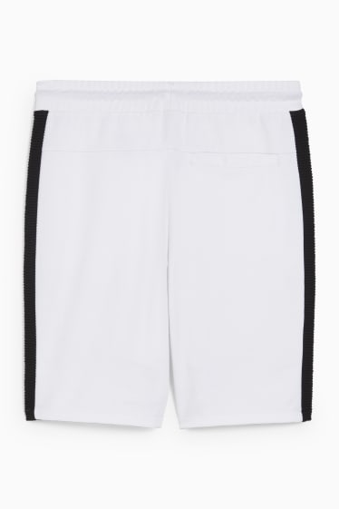 Uomo - CLOCKHOUSE - shorts in felpa - bianco