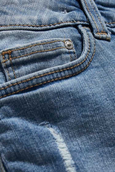 Kinder - Jeans-Bermudas - jeansblau