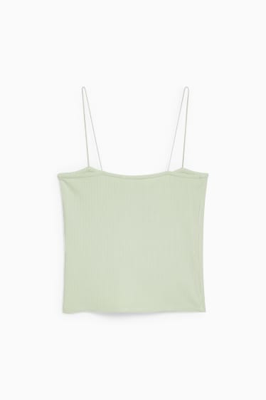 Tieners & jongvolwassenen - CLOCKHOUSE - cropped top - lichtgroen