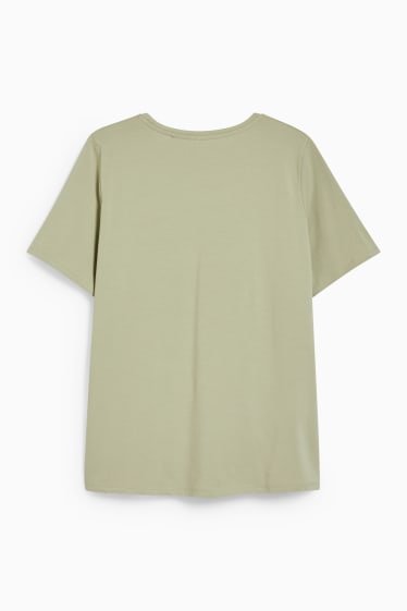 Donna - T-shirt - LYCRA® - Topolino - kaki