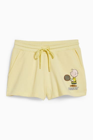 Jóvenes - CLOCKHOUSE - shorts deportivos - Peanuts - amarillo
