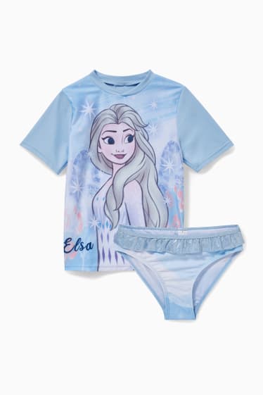 Children - Frozen - swim outfit - LYCRA® XTRA LIFE™ - light blue