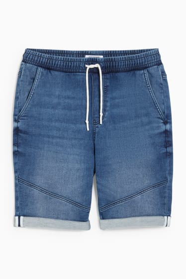 Uomo - CLOCKHOUSE - shorts di jeans - jog denim - LYCRA® - jeans blu