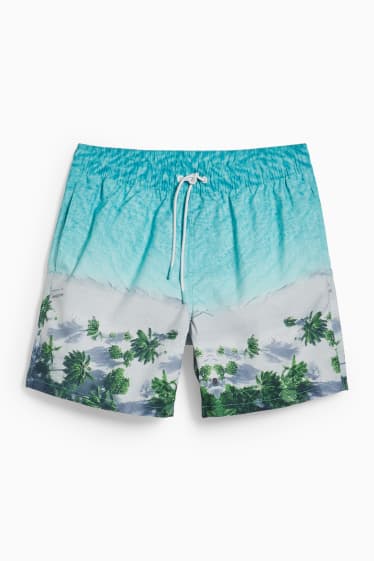 Men - Swim shorts - blue