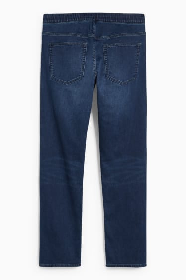 Mężczyźni - Tapered jeans - flex jog denim - dżins-ciemnoniebieski