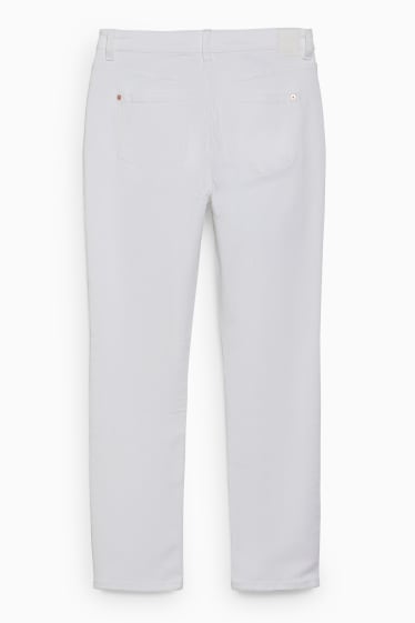 Femmes - Slim jean - taille haute - blanc