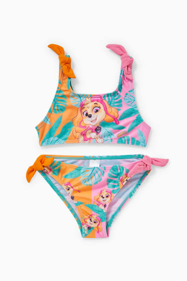 Kinderen - PAW Patrol - bikini met geknoopt detail - LYCRA® XTRA LIFE™ - roze