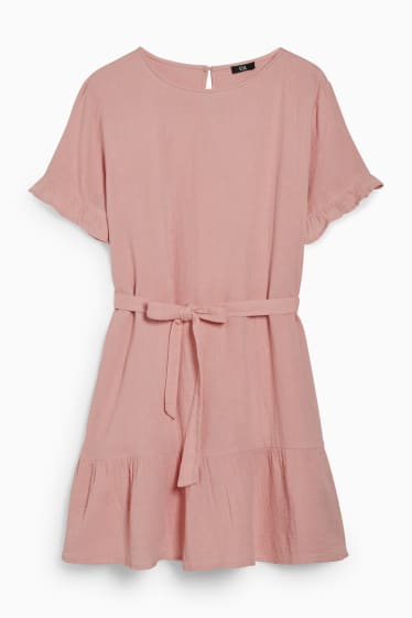 Femmes - Robe évasée - rose