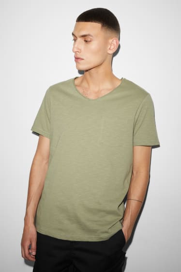 Uomo - CLOCKHOUSE - t-shirt - verde