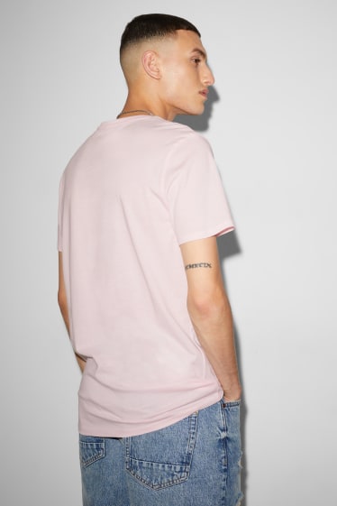 Pánské - CLOCKHOUSE - tričko - růžová