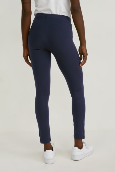 Donna - Confezione da 2 - leggings - LYCRA®  - blu scuro