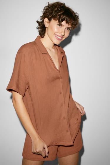 Donna - CLOCKHOUSE - blusa - marrone chiaro